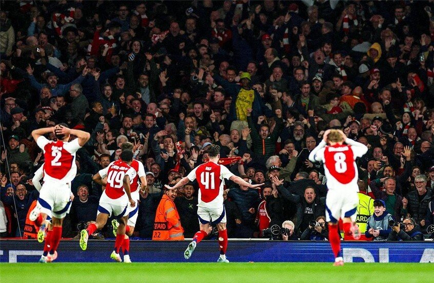 بثلاثية نظيفة أرسنال يضرب ريال مدريد في ابطال اوروبا